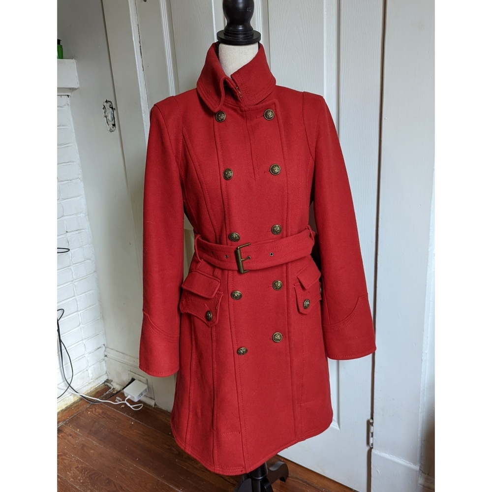 Worthington vintage Women's Red Peacoat Small/Med